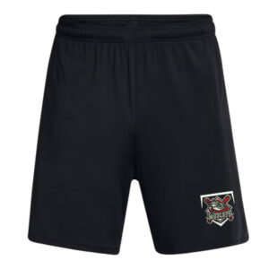 Mudcats BB Under Armour Men’s UA Tech Vent 7″ pocketed Shorts-Black