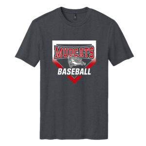 Mudcats BB Unisex premium Short Sleeve Tee-Charcoal