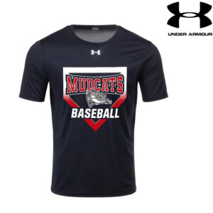 Mudcats BB Under Armour short sleeve Men’s Team Tech Tee-Black