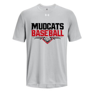Mudcats BB Under Armour short sleeve Men’s Team Tech Tee-Mod Grey