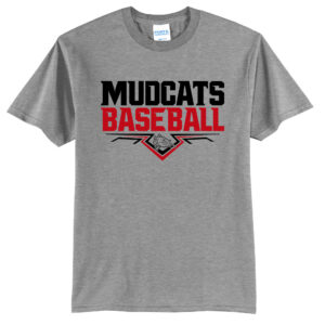 Mudcats BB Unisex Short Sleeve Tee-Athletic Heather