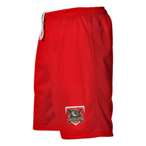 Mudcats BB Alleson 7″ Inseam eXtreme mesh shorts Adult-Scarlet