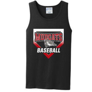 Mudcats BB Men Core Cotton Tank-Black