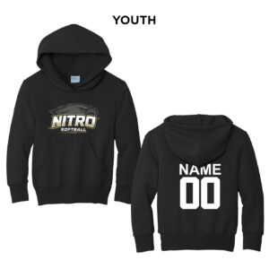 Nitro SB Club Youth Fleece Hooded Sweatshirt-Black