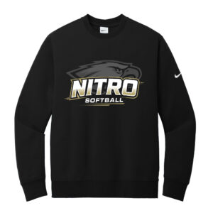 Nitro SB Club Nike Club Fleece Sleeve Swoosh Crew Adult-Black