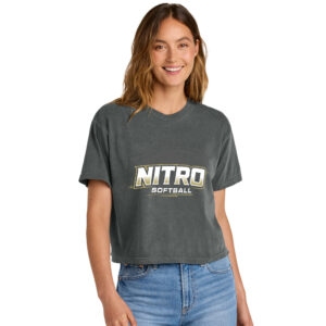 Nitro SB Club Comfort Colors Women’s Heaveweight Boxy Fit Slightly Cropped T-Shirt-Pepper