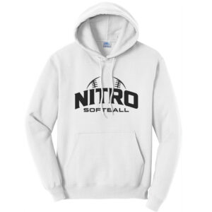 Nitro SB Club Unisex Fleece Hooded Sweatshirt-White