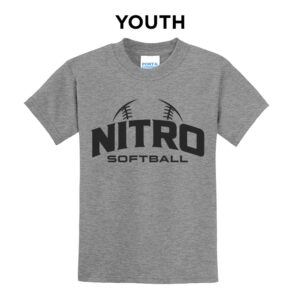 Nitro SB Club Youth Short Sleeve Tee-Athletic Heather