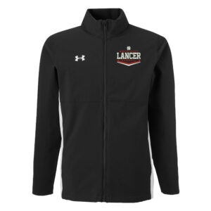 NS Baseball Under Armour UA Rival Stretch Woven Men’s Full Zip-Black (L, Xl, 2x)