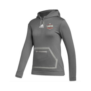NS Baseball adidas Women’s Team Issue Pullover Hoodie-Team Grey Four (XS, XL only)