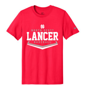 NS Baseball Nike Swoosh Sleeve rLegend Tee Men-Red