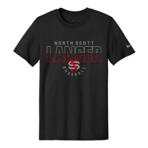 NS Baseball Nike Swoosh Men Sleeve rLegend Tee-Black