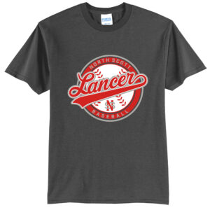 NS Baseball Unisex Short Sleeve Tee-Charcoal