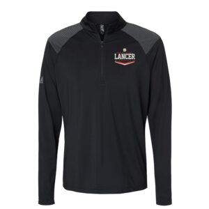 NS Baseball Adidas – Shoulder Stripe Quarter-Zip Pullover-Black