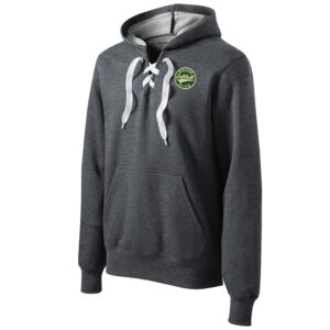 Boone Softball Club Sport Tek Lace up pullover hooded sweatshirt Unisex-Graphite Heather
