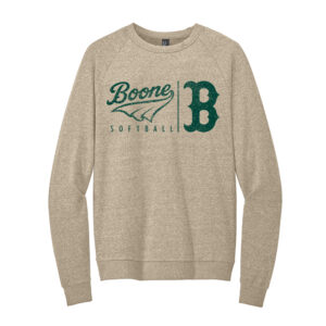 Boone Softball Club District Perfect Tri Fleece Crewneck Sweatshirt Unisex-Desert Tan Heather