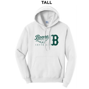 Boone Softball Club Tall Fleece Hooded Sweatshirt-White