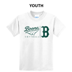 Boone Softball Club Youth Short Sleeve Tee-White