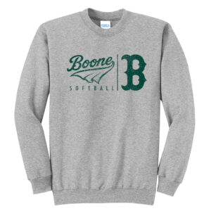 Boone Softball Club Unisex Fleece Crewneck Sweatshirt-Athletic Heather