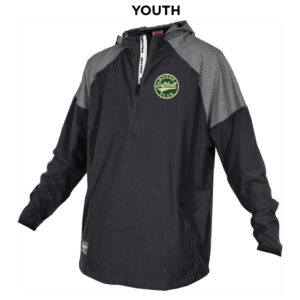 Boone Softball Club Rawlings YOUTH Rawlings Colorsync Long Sleeve 1/2 zip hooded  BP Jacket-Black
