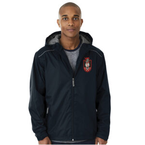 NS Soccer Charles River NOR’EASTER Watherproof jacket with hood-Black