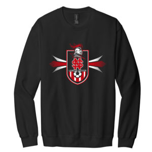 NS Soccer Gildan Unisex Softstyle Crewneck Sweatshirt-Black