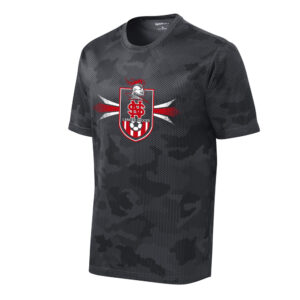 NS Soccer Sport-Tek CamoHex Tee Adult-Iron Grey