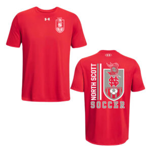 NS Soccer Under Armour short sleeve Men’s Team Tech Tee-Red