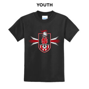 NS Soccer Youth Short Sleeve Tee-Black