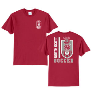 NS Soccer Unisex Short Sleeve Tee-Red