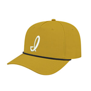 POP ICON performance rope golf cap-Dijon Black