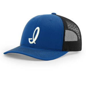 POP Richardson Pro Crown Mesh Back Adjustable back cap Split-Royal/Black