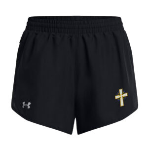 POP Under Armour UA Fly-By Women’s 3″ Shorts-Black/Black