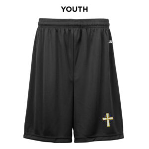 POP Badger B-Core YOUTH 6 Inch Short-Black