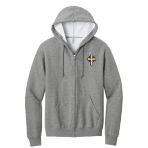 POP JERZEES Unisex NuBlend Full-Zip Hooded Sweatshirt-Oxford