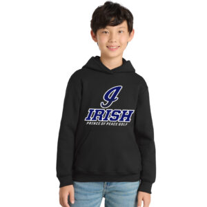 POP Youth Fleece Hooded Sweatshirt-Black