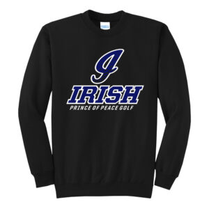 POP Unisex Fleece Crewneck Sweatshirt-Black