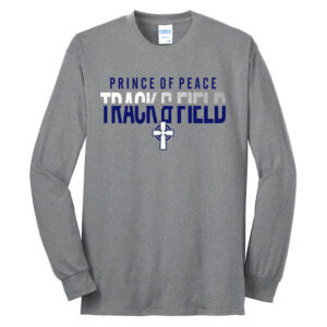 POP Unisex Cotton Long Sleeve Tee-Athletic heather