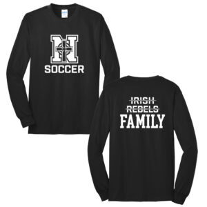 POP Unisex Cotton Long Sleeve Tee-Black