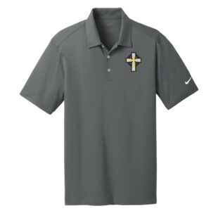 POP Nike Golf Dri-Fit Vertical Mesh Polo Men-Anthracite