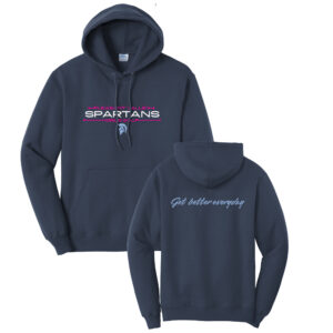 PV Girls Golf Unisex Fleece Hodoed Sweatshirt-Navy