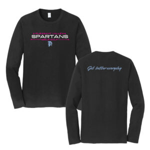 PV Girls Golf Unisex Cotton Fan Favorite Long Sleeve Tee-Black