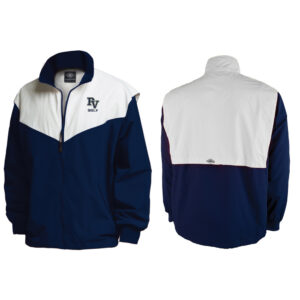 PV Girls Golf Charles River Adult Championship full zip Jacket-Navy/White
