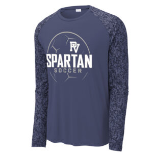 PV Soccer Sport-Tek Long Sleeve Digi Camo Tee Men-navy