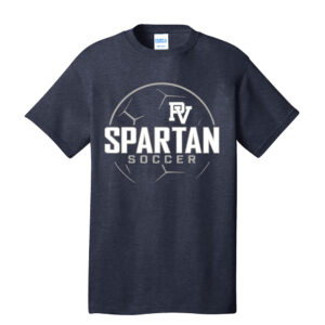 PV Soccer Unisex Short Sleeve Tee-Heather Navy