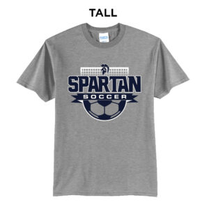 PV Soccer Tall Short Sleeve Tee-Athletic Heather
