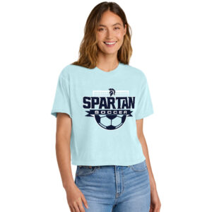 PV Soccer Comfort Colors Women’s Heaveweight Boxy Fit Slightly Cropped T-Shirt-Chambray