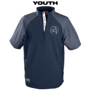PV Xplosion Rawlings YOUTH Colrsync Short Sleeve Batting Cage Jacket -Navy