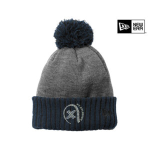 PV Xplosion New Era Colorblock Cuffed Beanie stocking cap with Fleece lining-Navy Heather