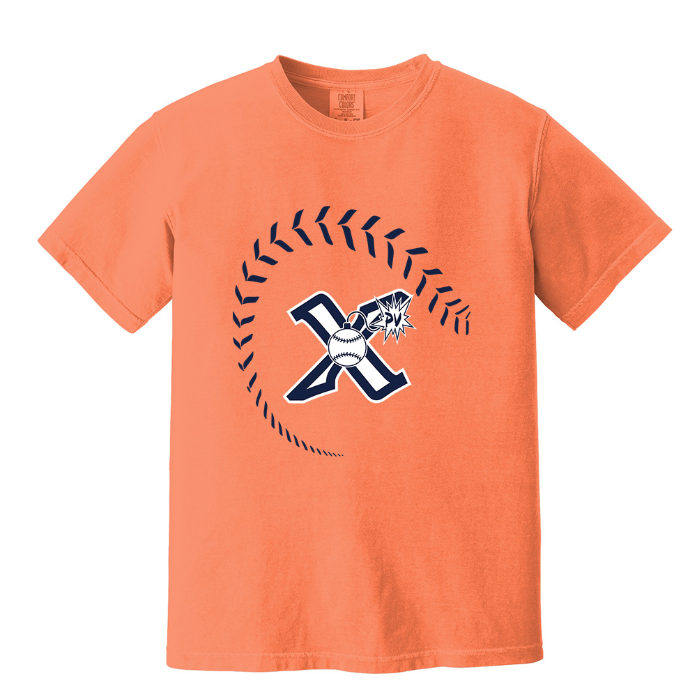 PV Xplosion Comfort Colors Pigment Dyed Short Sleeve Shirt-Melon